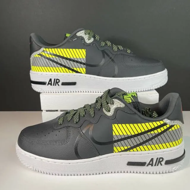 3m x nike air force 1 react lx anthracite volt