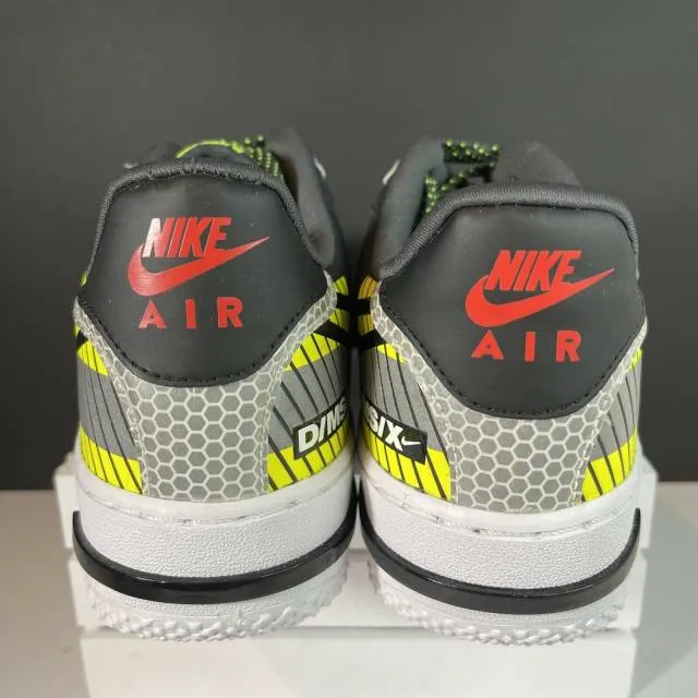 3m x nike air force 1 react lx anthracite volt