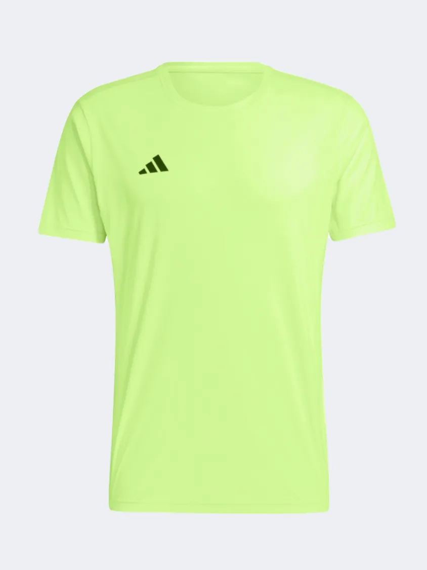 Adidas Adizero Essentials Men Running T-Shirt Lucid Lemon