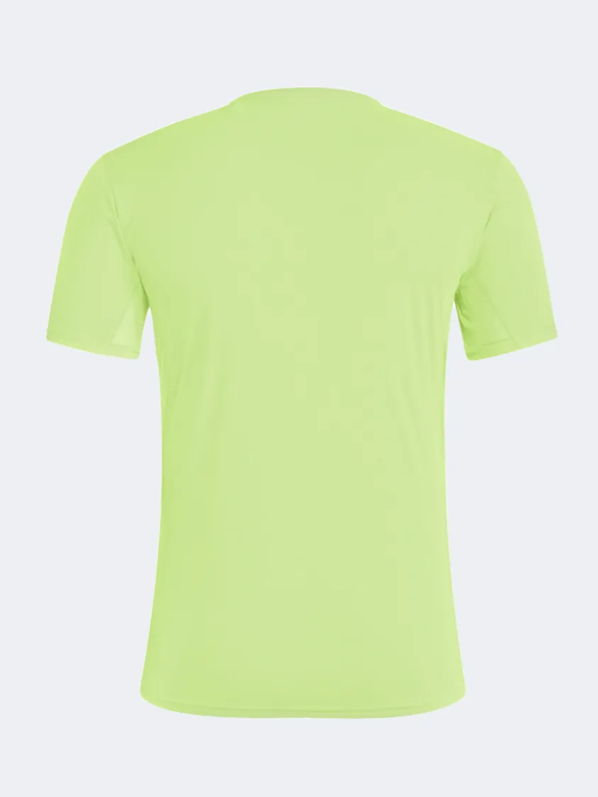 Adidas Adizero Essentials Men Running T-Shirt Lucid Lemon