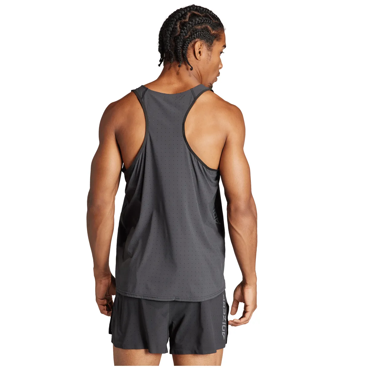 adidas Adizero Singlet - Mens - Black