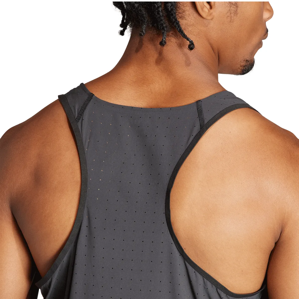 adidas Adizero Singlet - Mens - Black