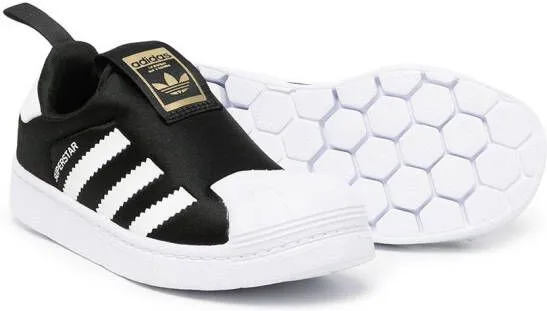 Adidas Kids Superstar 360 low-top sneakers Black