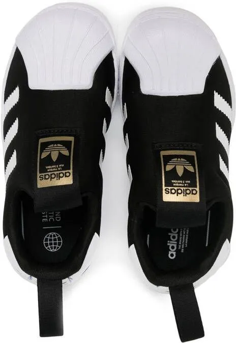 Adidas Kids Superstar 360 low-top sneakers Black