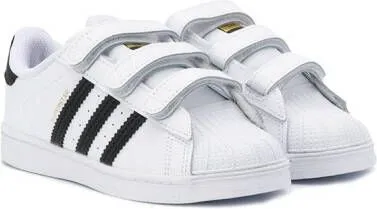 Adidas Kids Superstar touch strap sneakers White