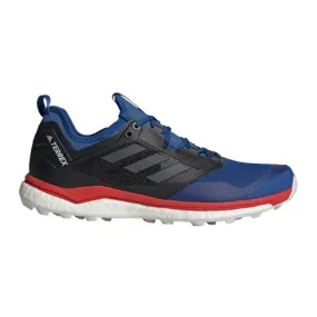 Adidas Men's Terrex Agravic XT Trail Runner Blue/Grey/Red 9