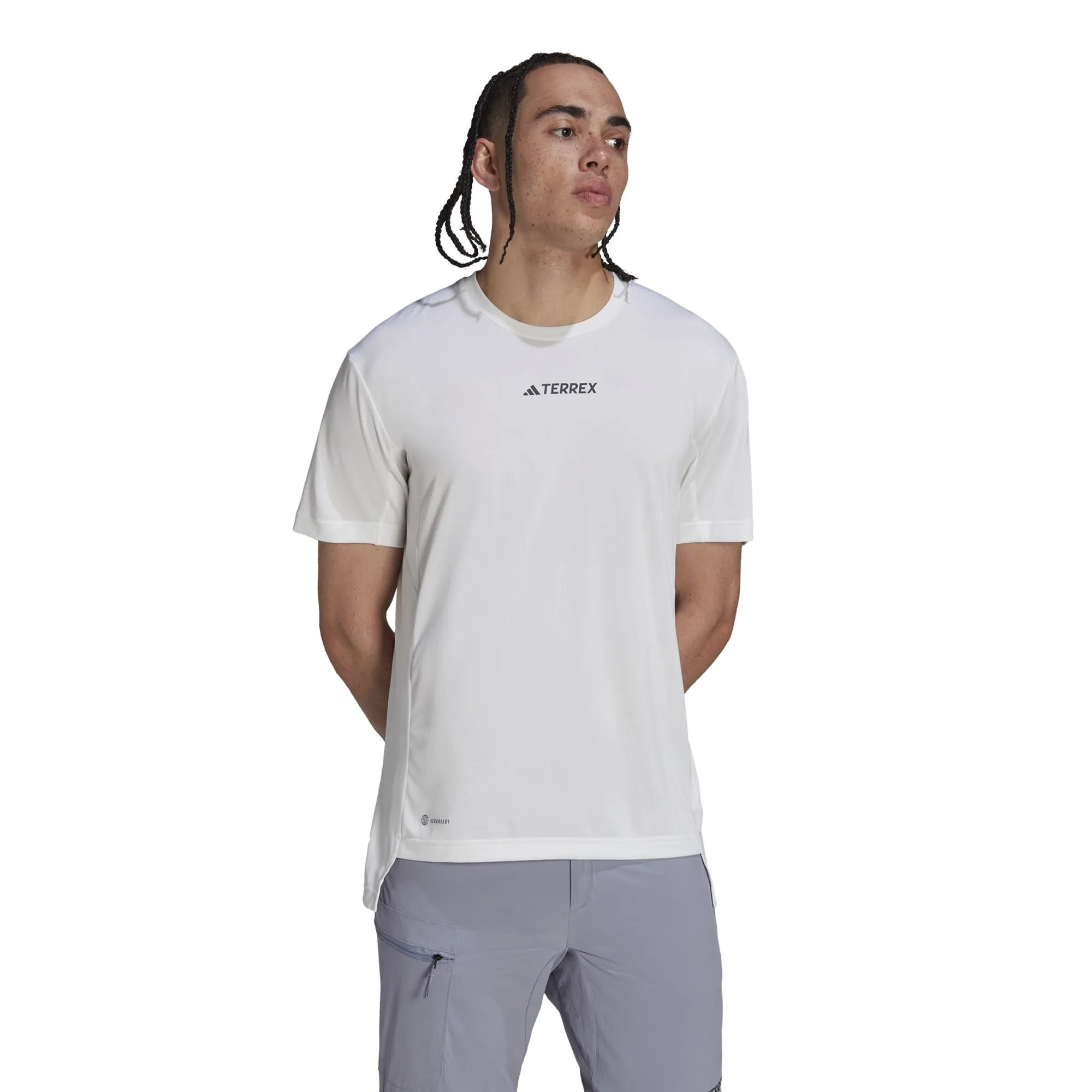 Adidas Men's Terrex Multi T-Shirt White | Buy Adidas Men's Terrex Multi T-Shirt White here | Outnorth