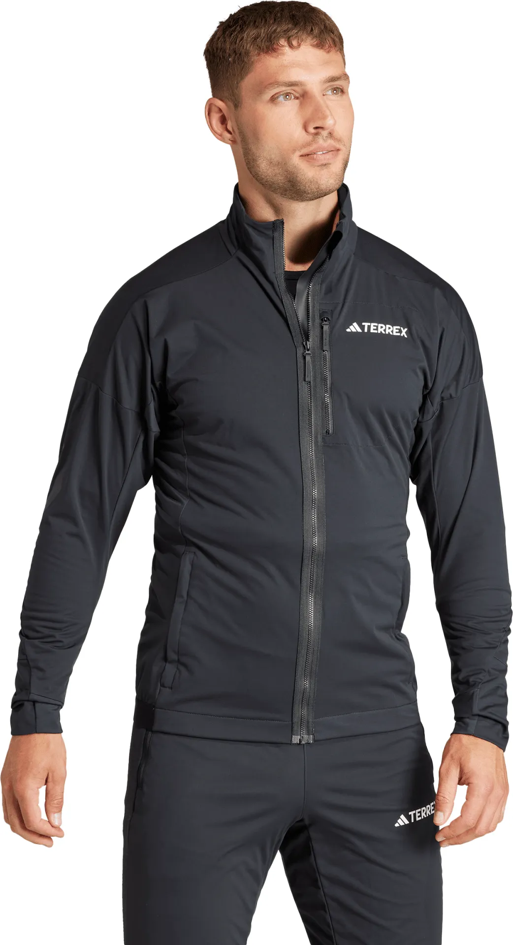 Adidas Men's Terrex Xperior Cross-Country Ski Soft Shell Jacket Black | Buy Adidas Men's Terrex Xperior Cross-Country 