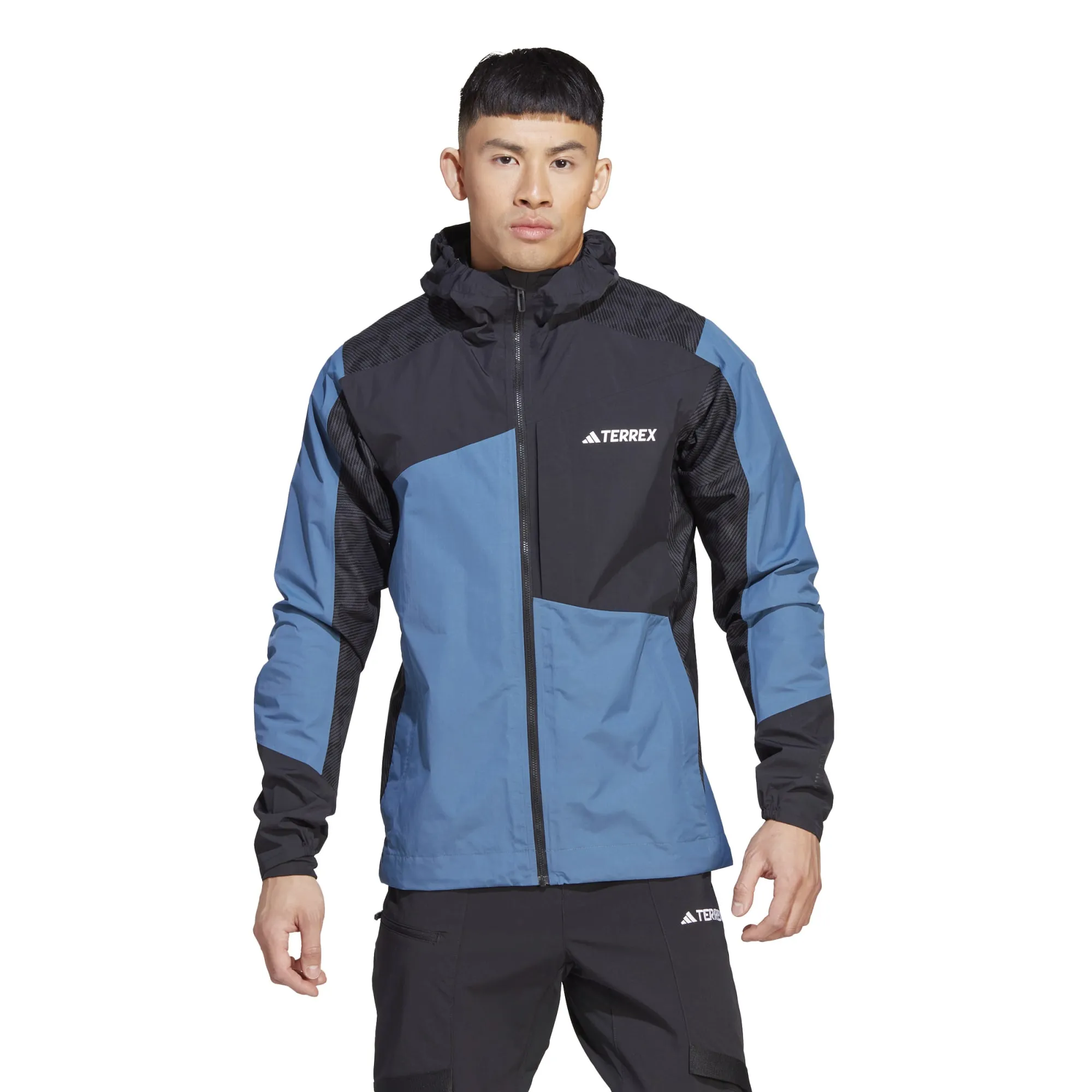 Adidas Men's TERREX Xperior Hybrid Rain Jacket Wonste/Black/Carbon | Buy Adidas Men's TERREX Xperior Hybrid Rain Jacke