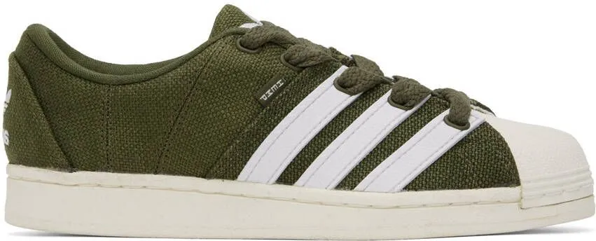 Adidas Originals Khaki Superstar Supermodified Sneakers