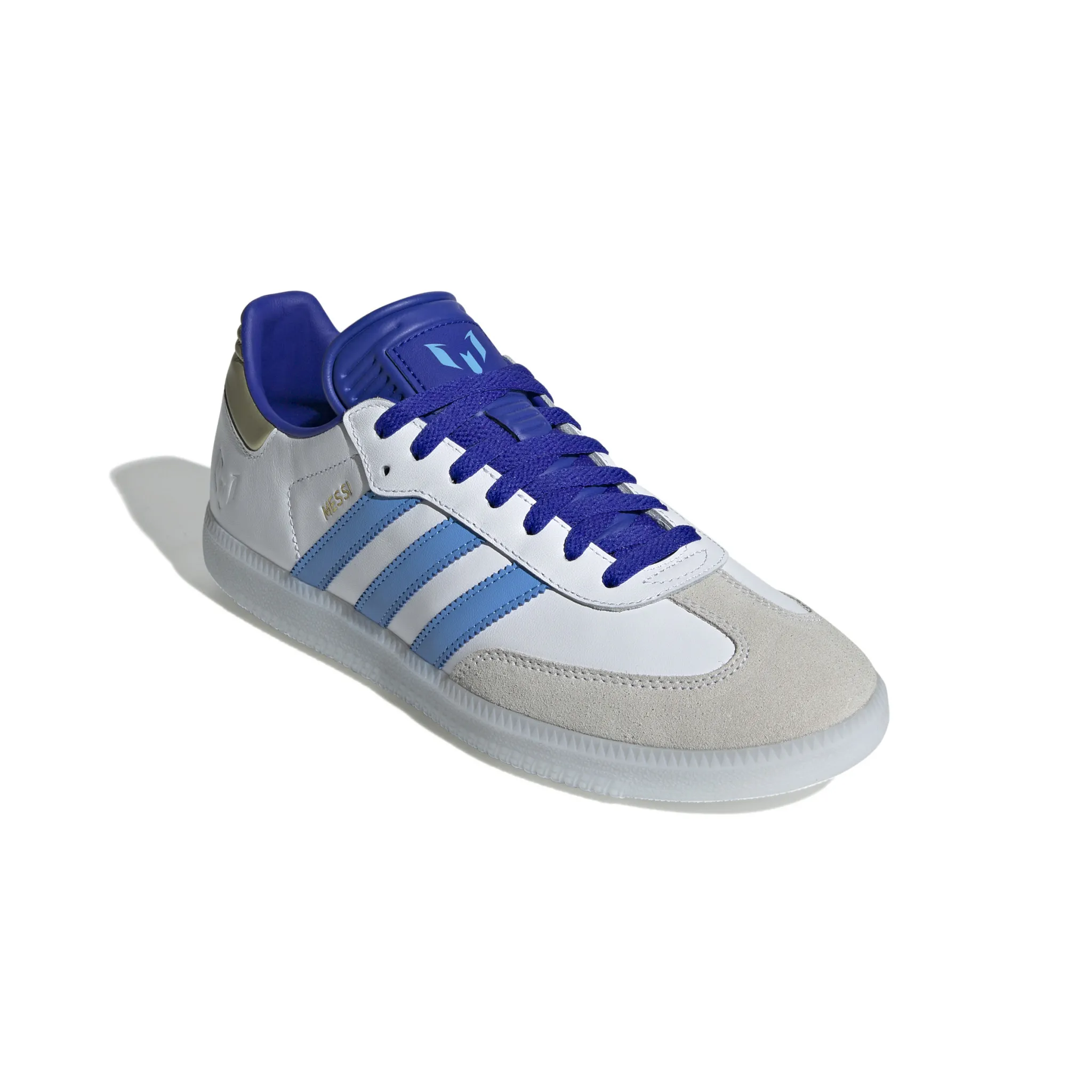 Adidas Samba Messi (White/Blue)