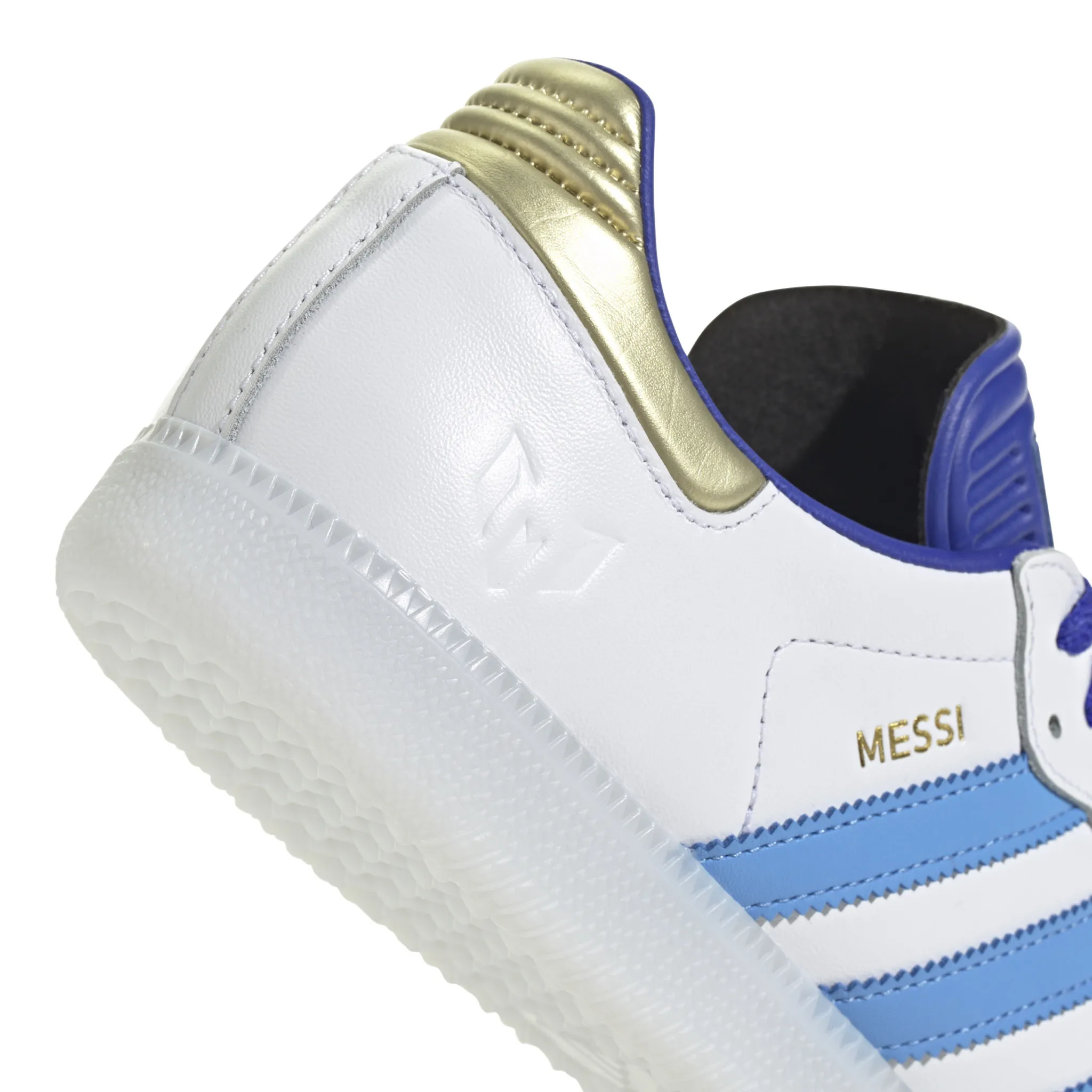 Adidas Samba Messi (White/Blue)