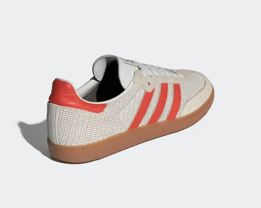 Adidas Samba OG Crystal White Preloved Red Gum M2 IG1380