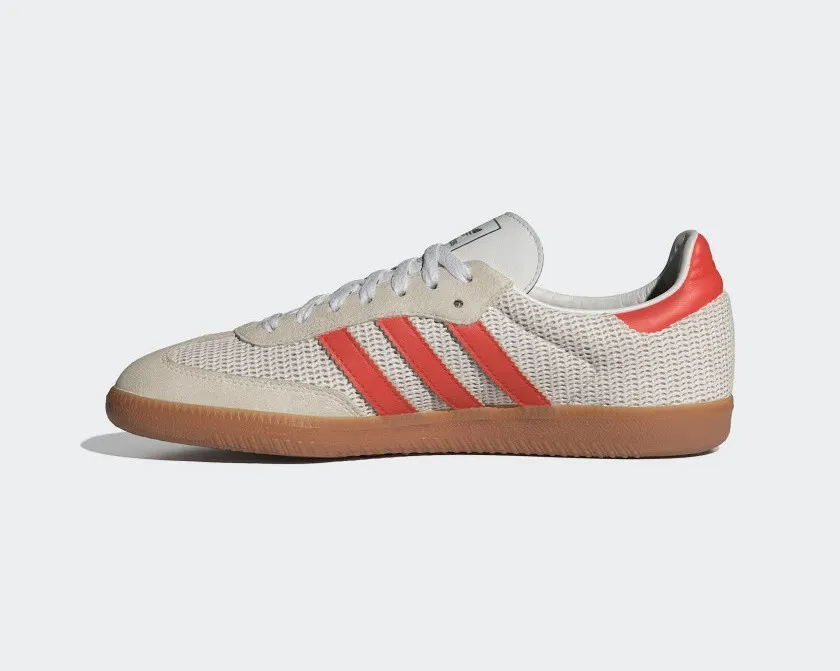 Adidas Samba OG Crystal White Preloved Red Gum M2 IG1380