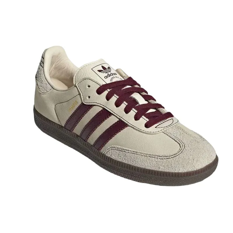 Adidas Samba OG Wonder White Maroon