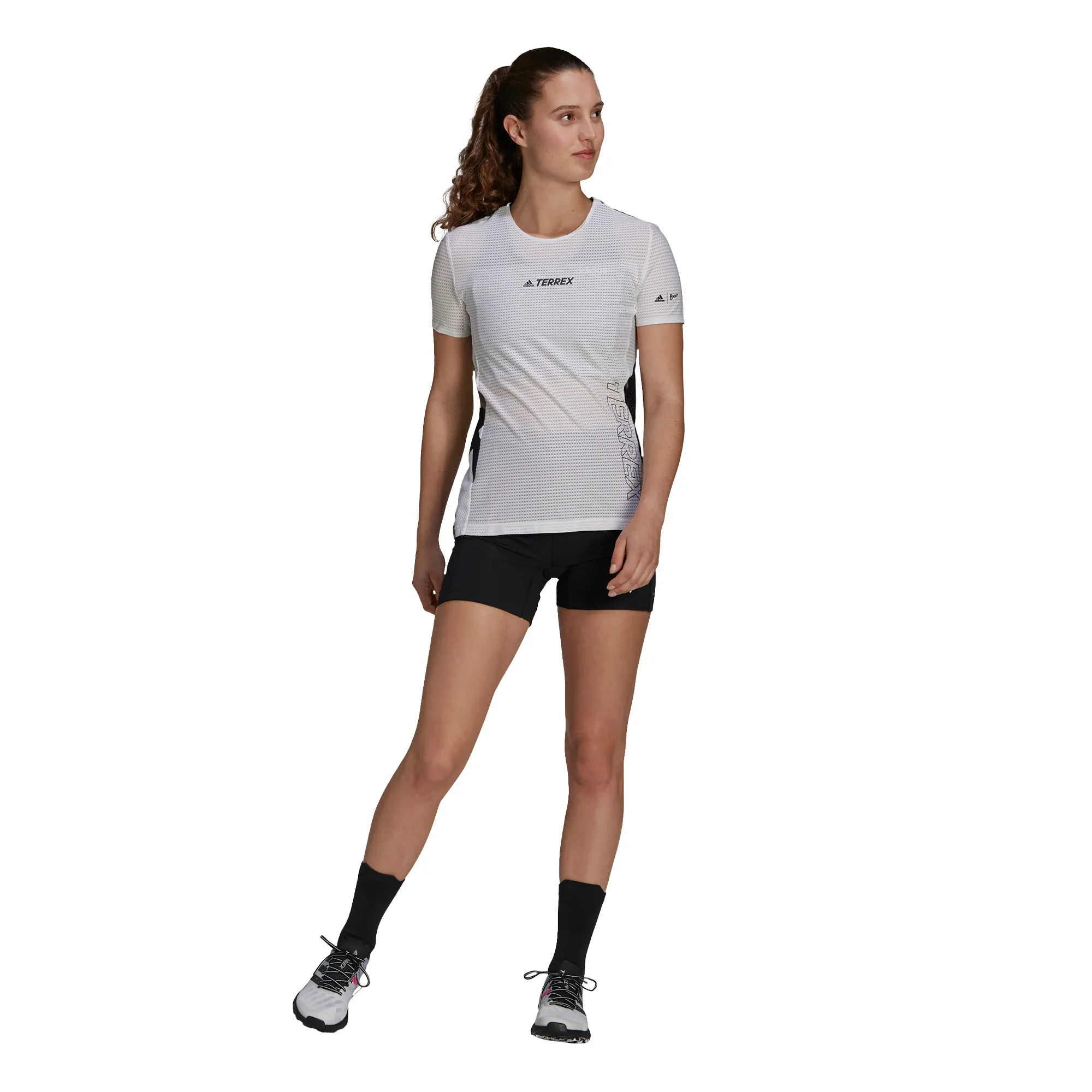 Adidas Women's Terrex Parley Agravic TR Pro T-shirt White/Black | Buy Adidas Women's Terrex Parley Agravic TR Pro T-sh