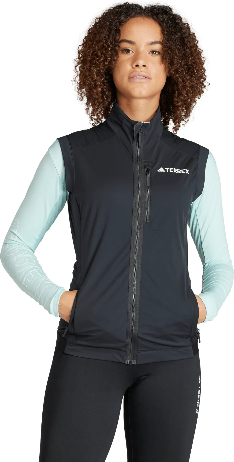 Adidas Women's Terrex Xperior Cross-Country Ski Soft Shell Vest Black | Buy Adidas Women's Terrex Xperior Cross-Countr