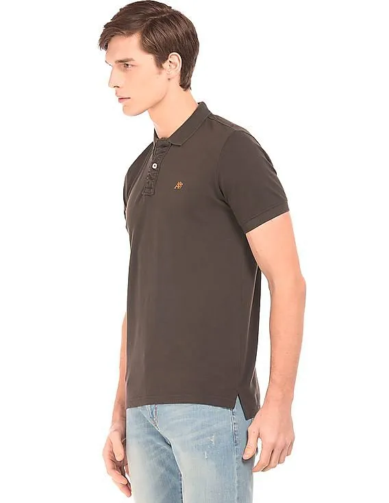 Aeropostale Regular Fit Pique Polo Shirt