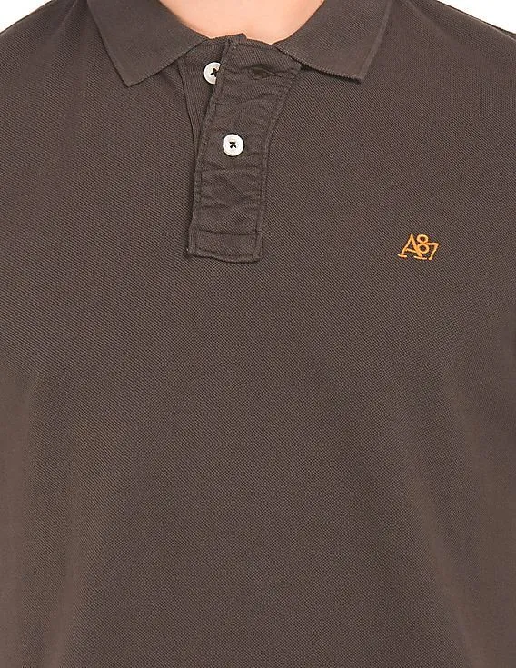 Aeropostale Regular Fit Pique Polo Shirt