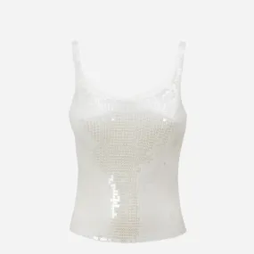 ALEXANDER WANG   Sequin Tank Top 