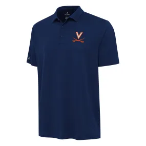 Antigua Virginia Cavaliers Navy Reprocess Polo