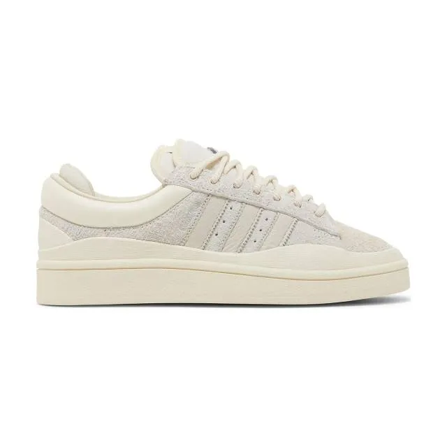 Bad bunny x adidas campus light (cloud white/ cream/ aluminium/ chalk white) men us 8-13 fz5823