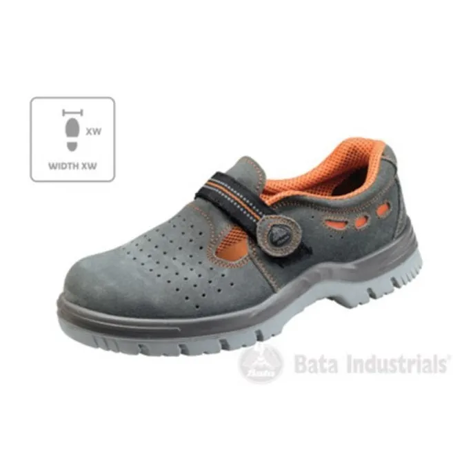 Bata Industrials Riga Xw U MLI-B22B3 sandals, dark gray grey