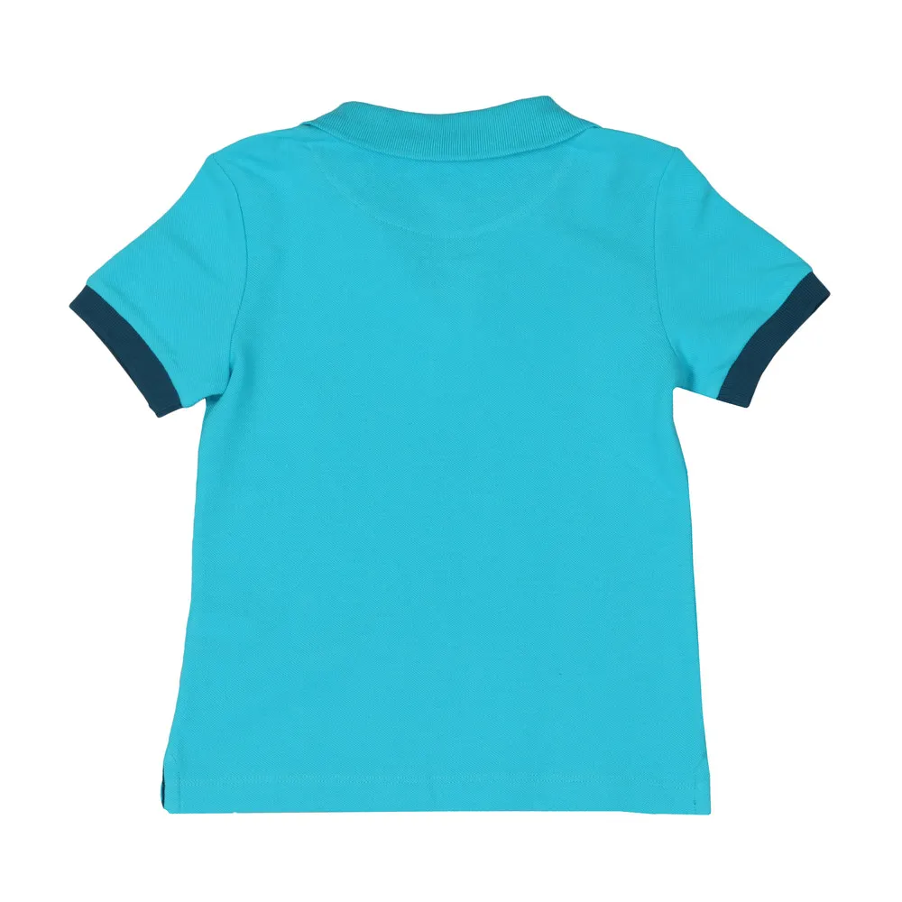 Boys Blue Pantin Pique Polo Shirt