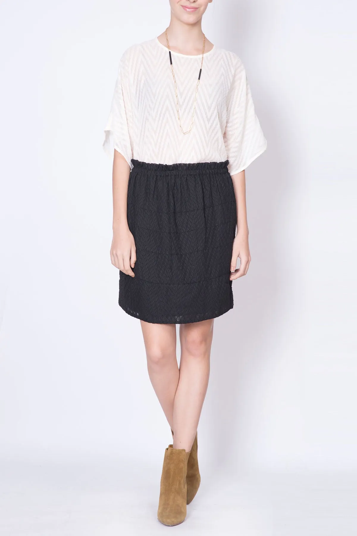 Broderie Anglaised Mini Skirt