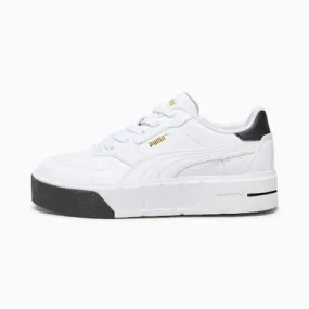 Cali Court Leather Sneakers - Girls 4-8 years | PUMA White-PUMA Black | PUMA Cali | PUMA 