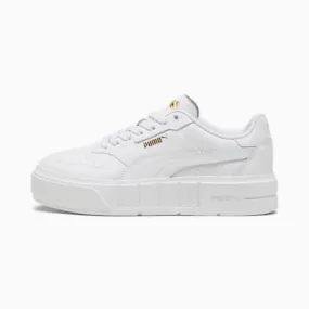 Cali Court Leather Sneakers - Girls 8-16 years | PUMA White-PUMA Gold | PUMA Cali | PUMA 