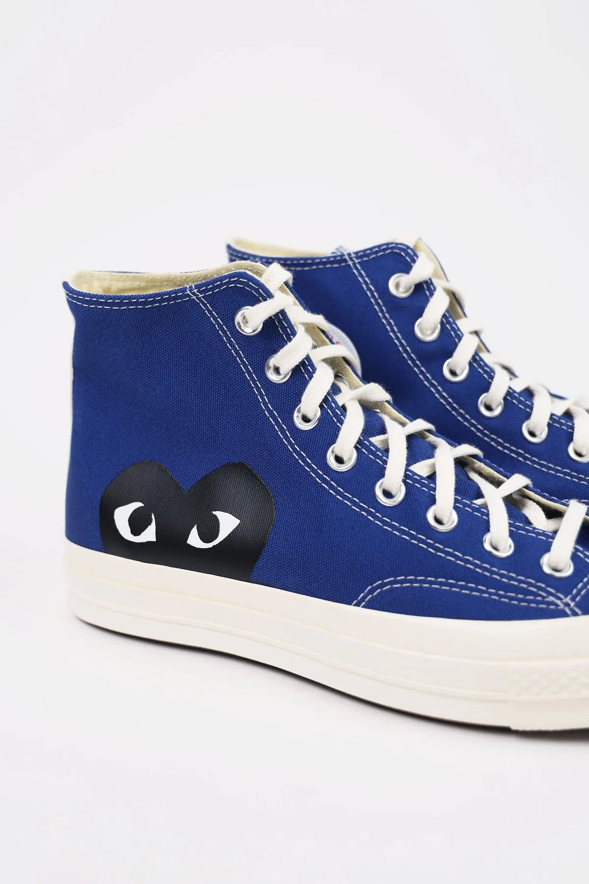 CdG PLAY x Converse Chuck Taylor Hi - Blue