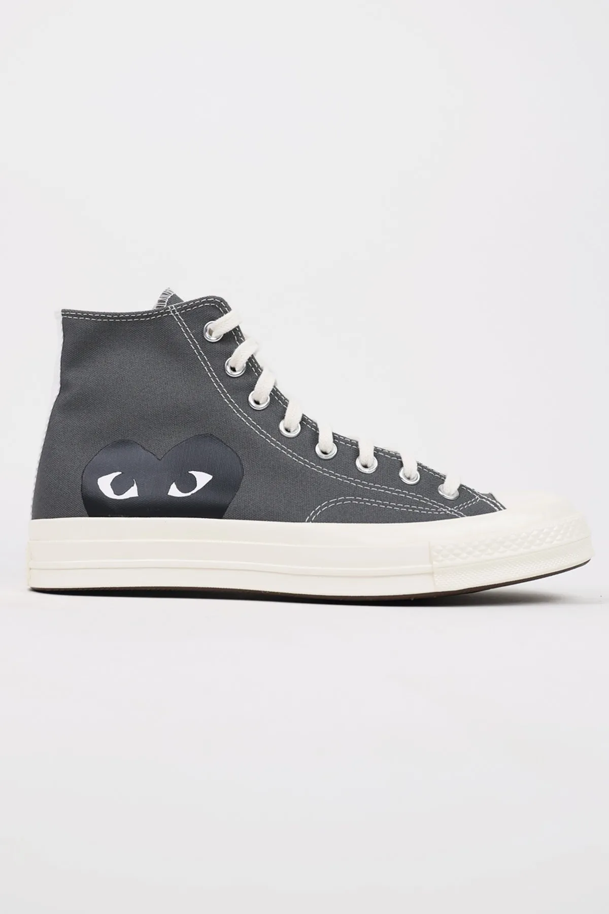 CdG PLAY x Converse Chuck Taylor Hi - Grey