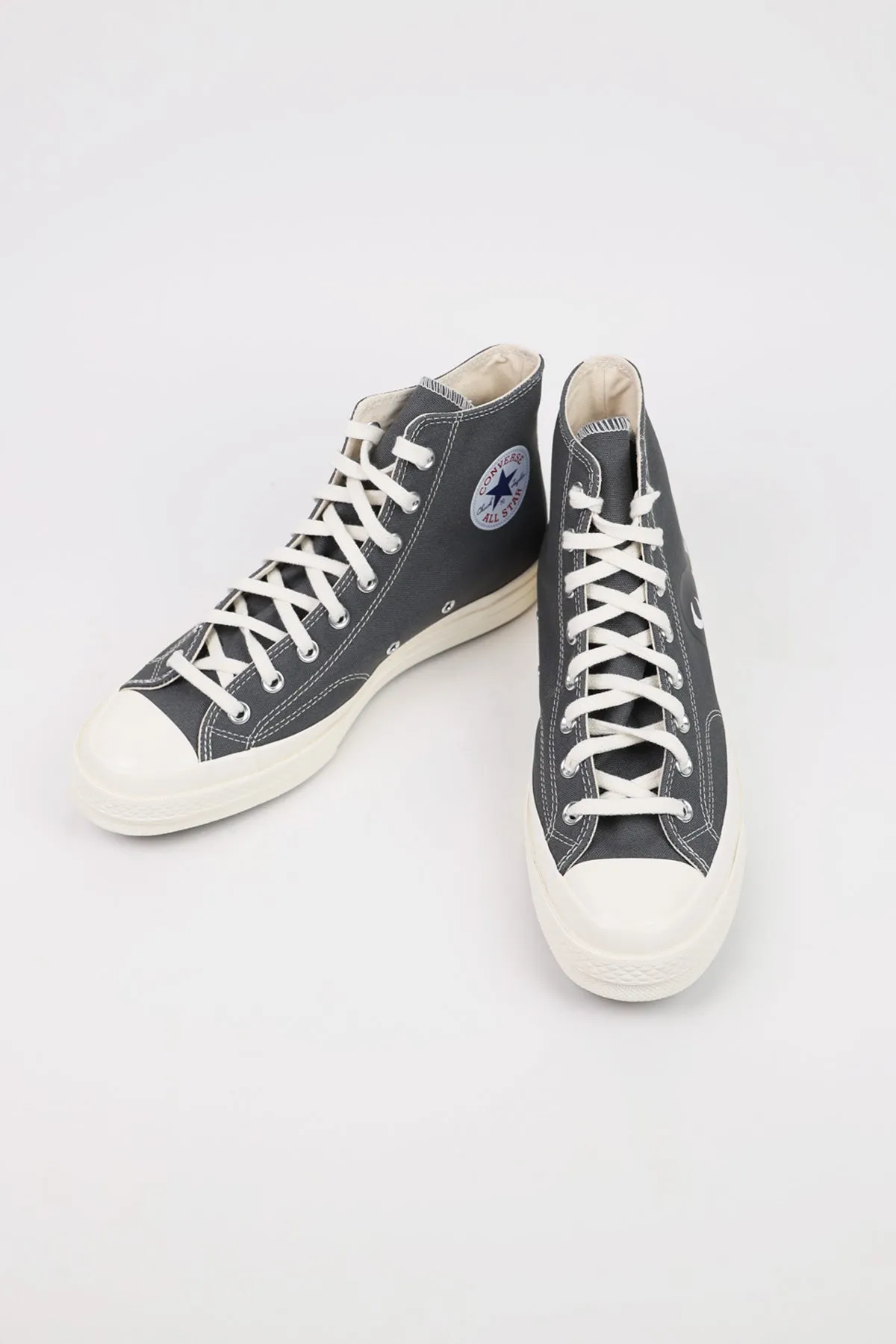 CdG PLAY x Converse Chuck Taylor Hi - Grey