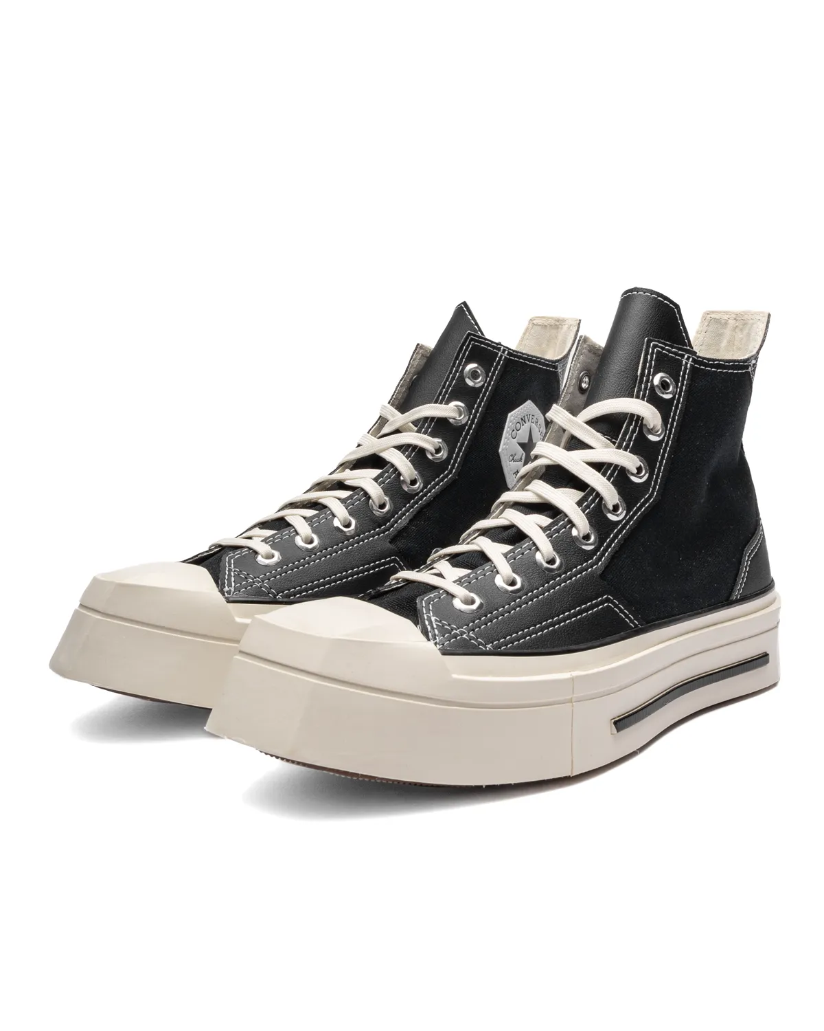 Chuck 70 De Luxe Squared Black/Black/Egret