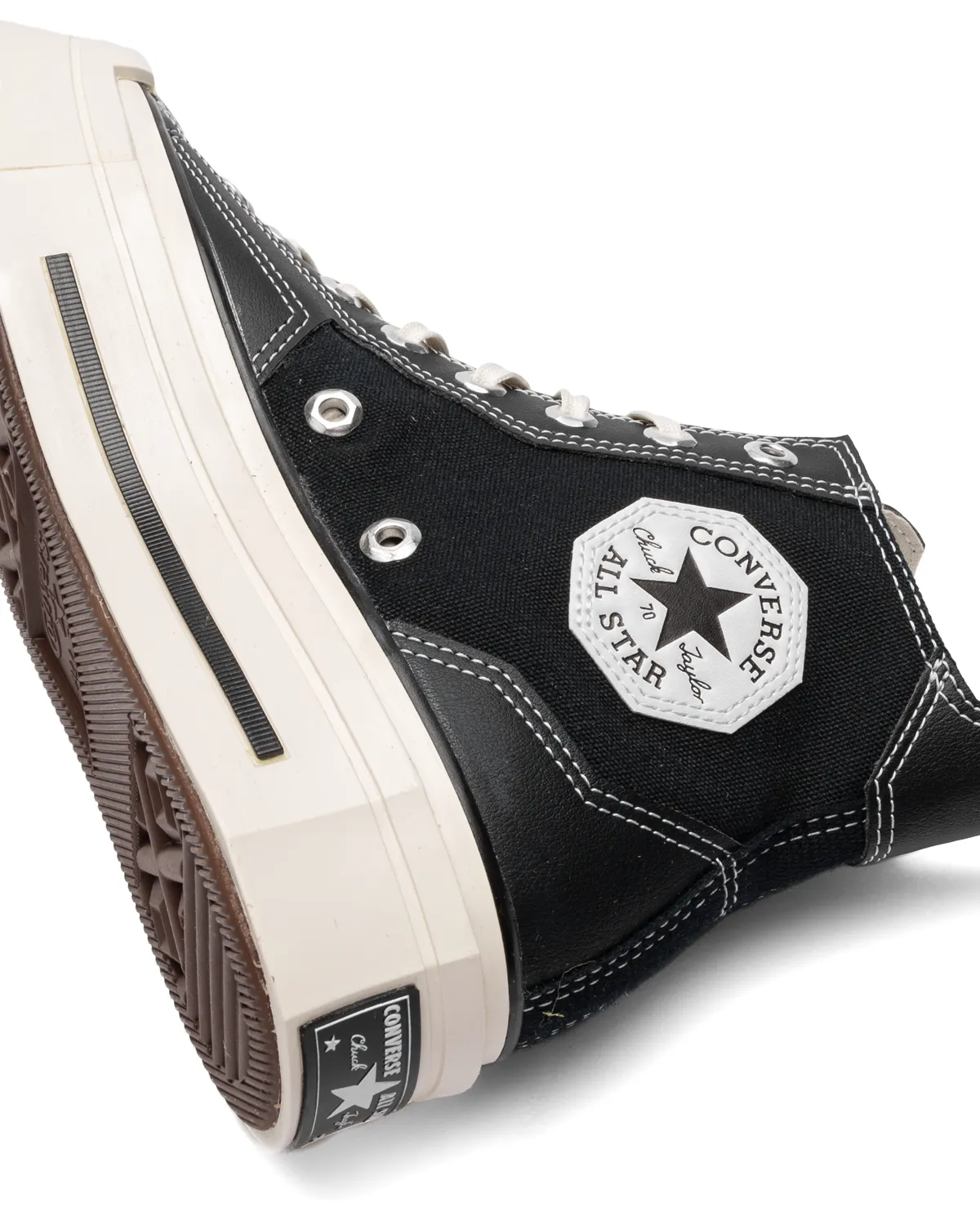 Chuck 70 De Luxe Squared Black/Black/Egret