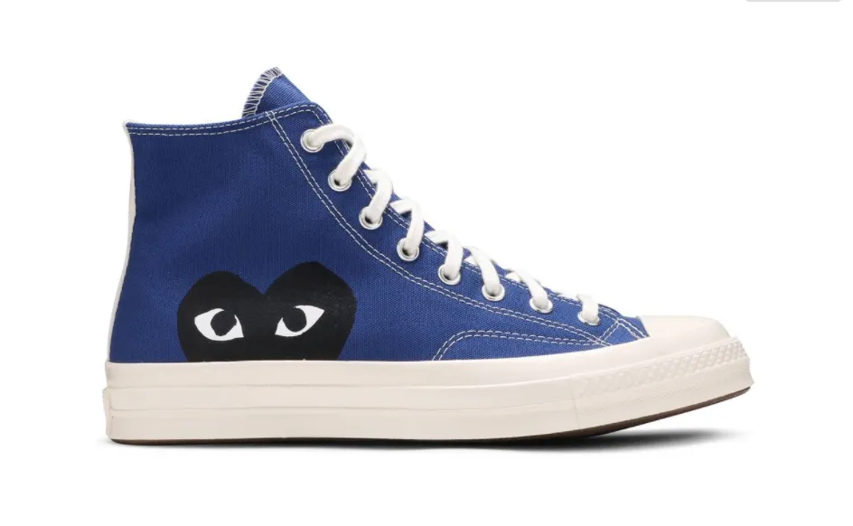 Comme des Garons PLAY x Chuck 70 High 'Blue Quartz' - 171846C