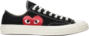 Comme des Garons Play x Chuck 70 Low 'Black White' - 150206C