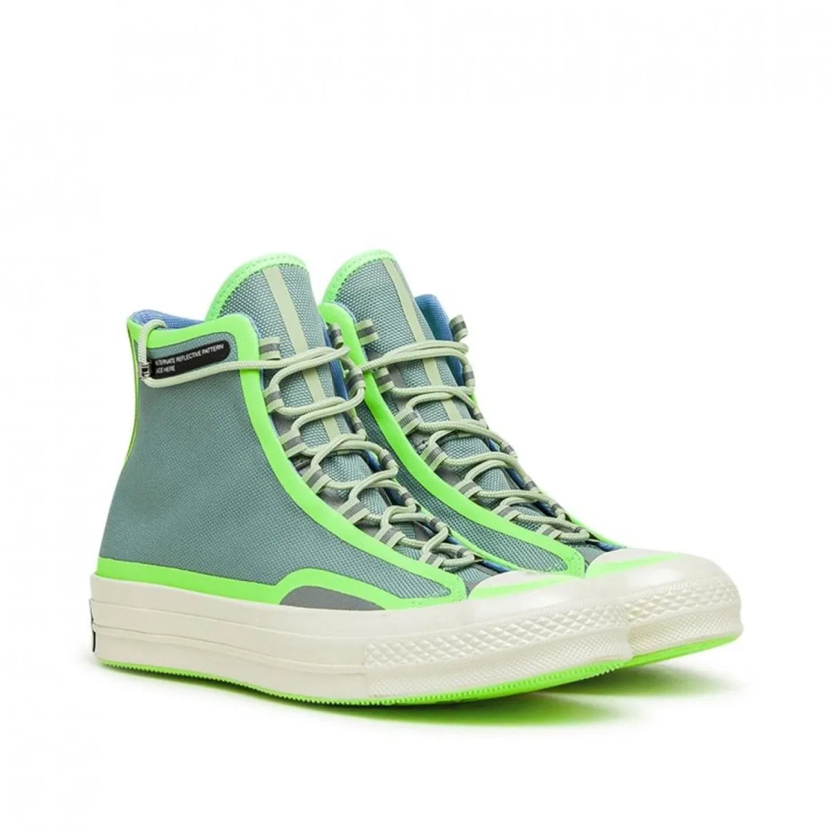 Converse Chuck 70 Hi Seam Tape (Green / Neon Green)