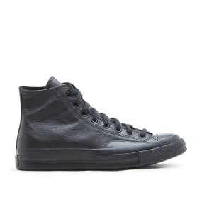 Converse Chuck 70 Hi Tonal Leather (Black)