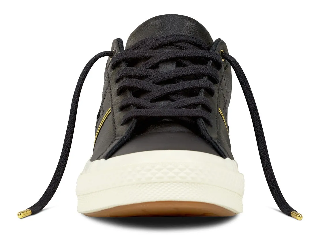 Converse One Star Low Top Black/Gold/Egret