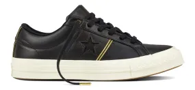 Converse One Star Low Top Black/Gold/Egret