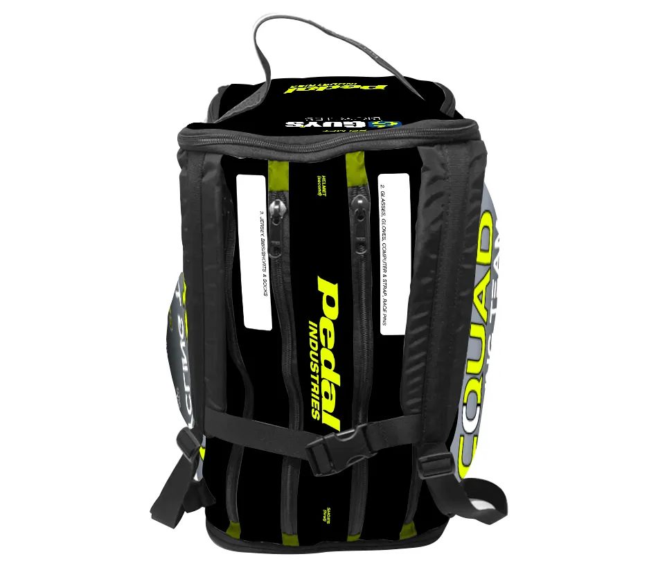 CQUAD.com Cycling Team 2022 RACEDAY BAG