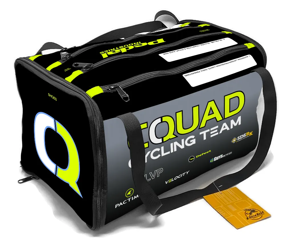 CQUAD.com Cycling Team 2022 RACEDAY BAG