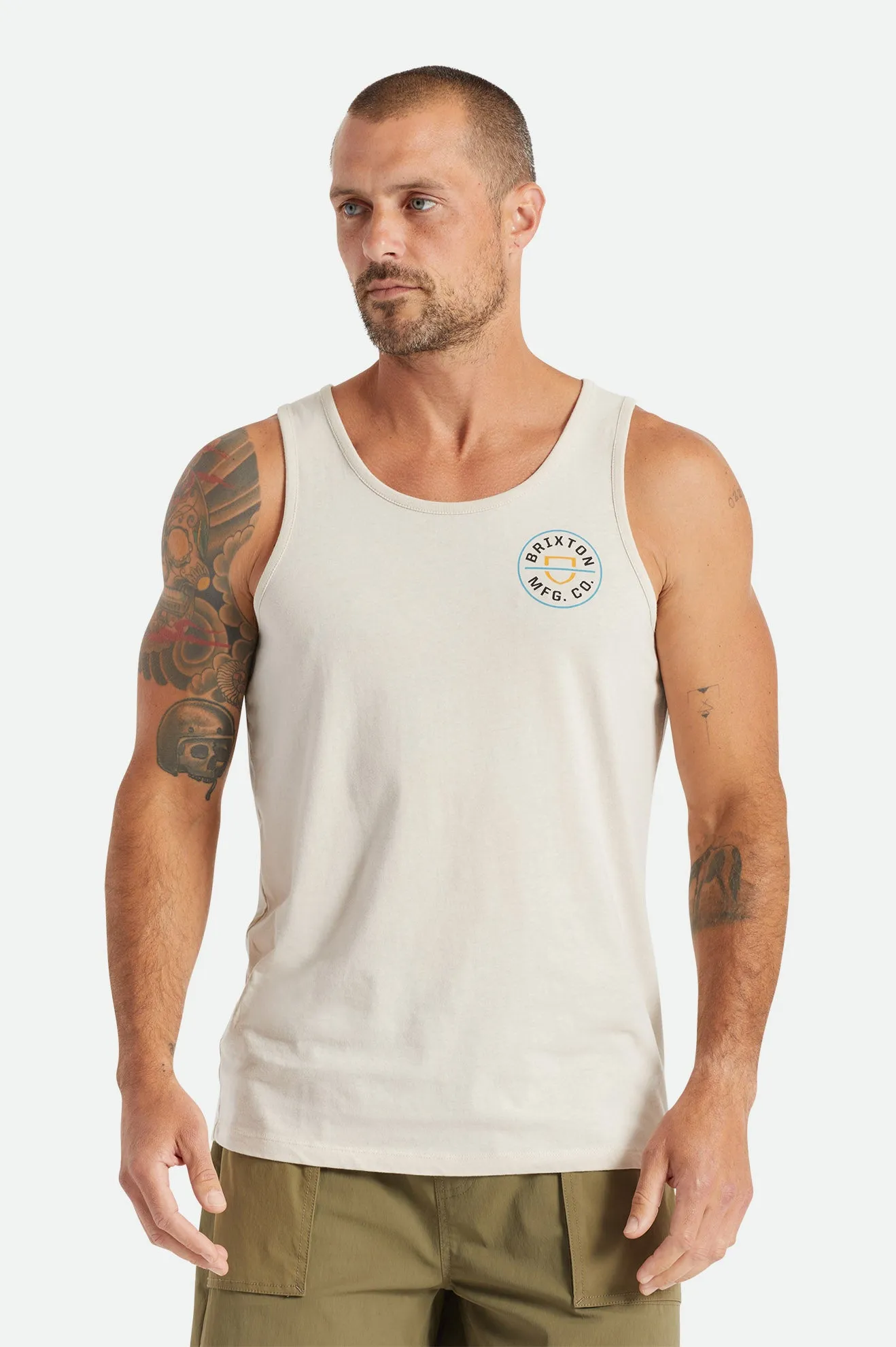 Crest Tank - Beige