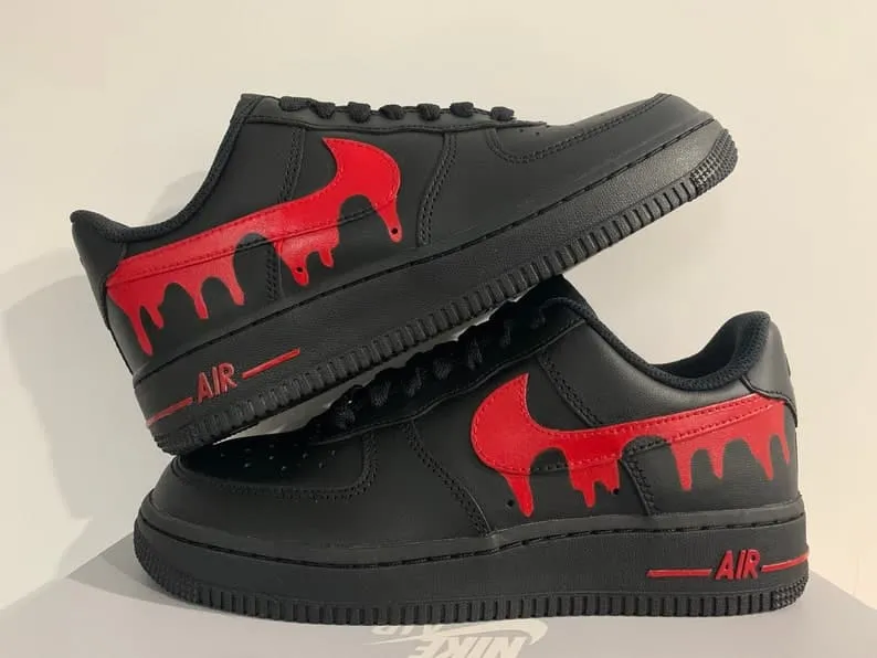 Custom Nike Air Force 1 Drip Any Color Drip