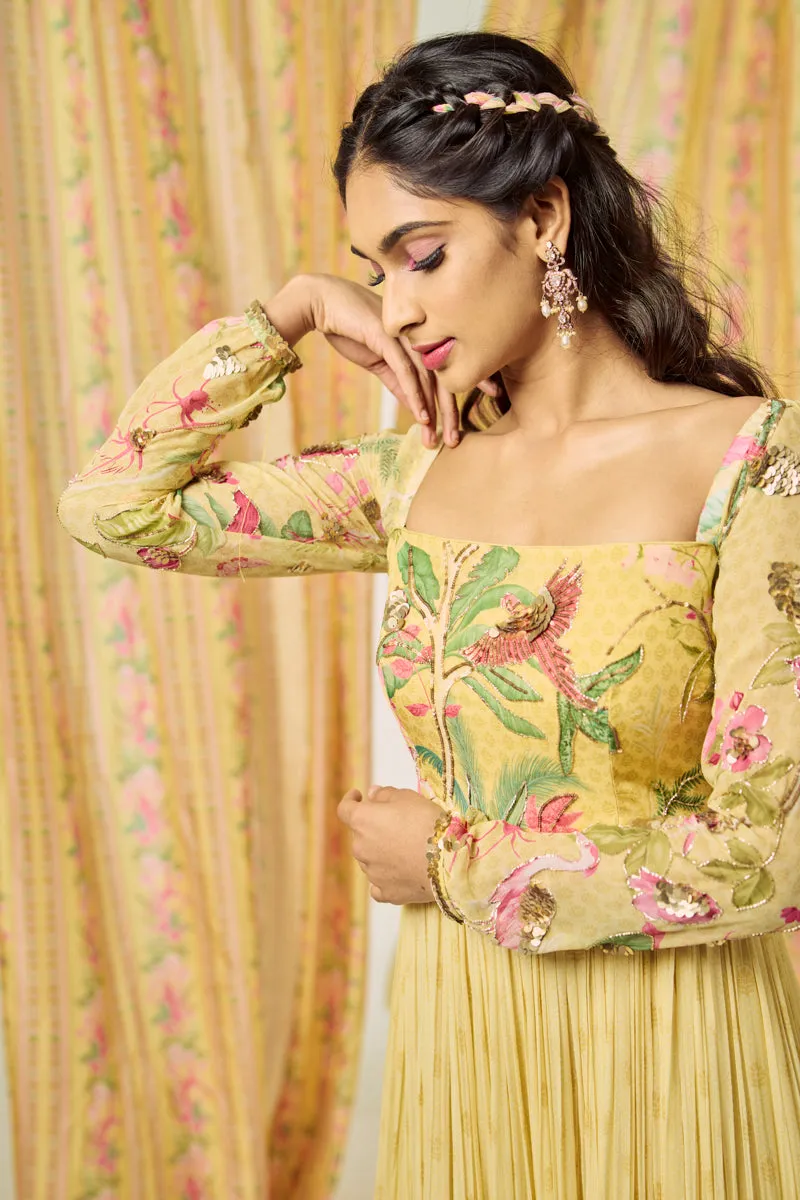 Damini Dress - Yellow