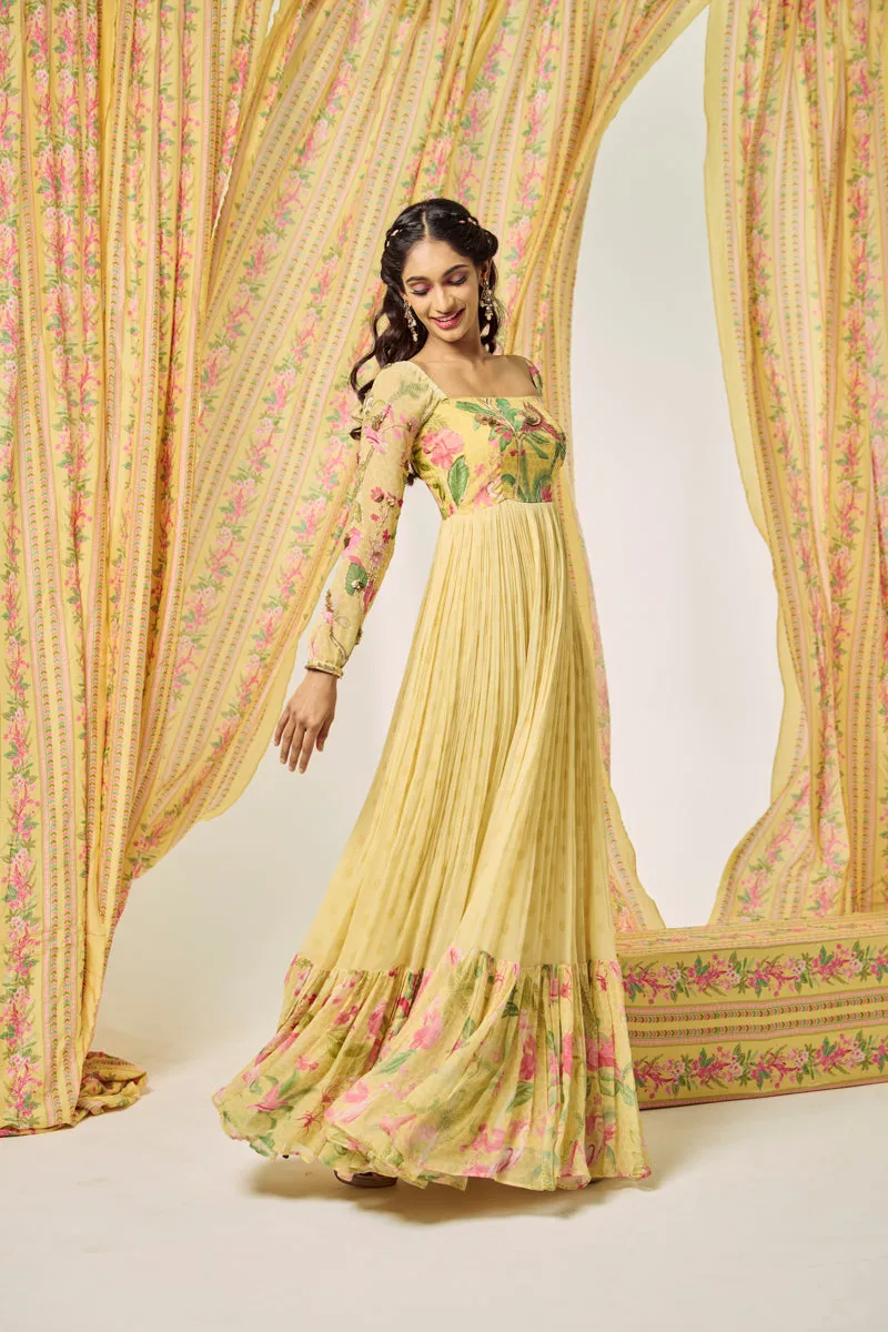 Damini Dress - Yellow