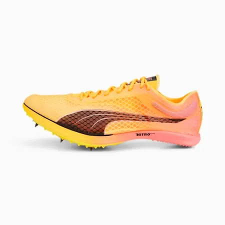 evoSPEED Distance Nitro Elite Unisex Track and Field Spikes | Sun Stream-Sunset Glow-Puma Black | PUMA Running | PUMA 