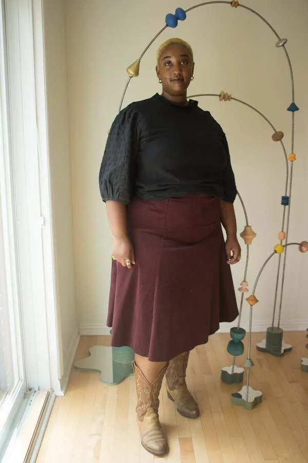 Fjord Skirt - Eggplant